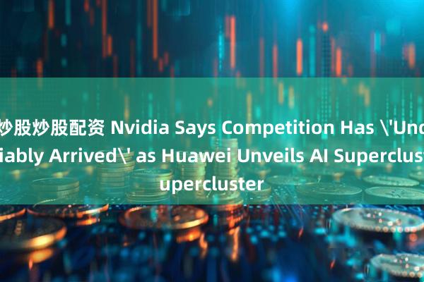 炒股炒股配资 Nvidia Says Competition Has 'Undeniably Arrived' as Huawei Unveils AI Supercluster