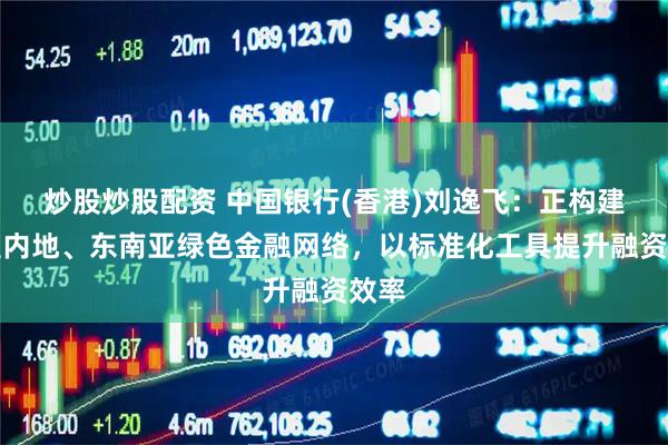 炒股炒股配资 中国银行(香港)刘逸飞：正构建覆盖内地、东南亚绿色金融网络，以标准化工具提升融资效率